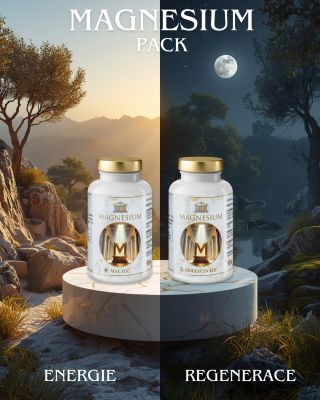 🧠💪 MAGNESIUM PACK - energie i regenerace v rovnováze. Každý den potřebuješ energii. Každou noc potřebuješ regeneraci....