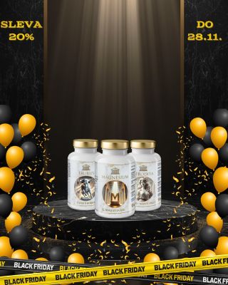 🔥BLACK FRIDAY je tady! 🔥 Sleva -20 % na celý e-shop.⚡ Pouze do 28.11. ⏳ 👉 www.godsvitality.cz